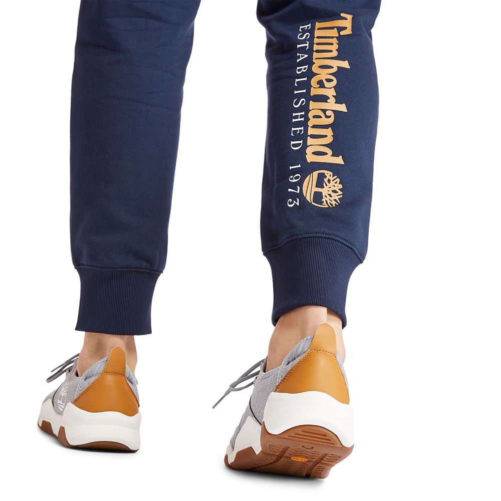 Pantaloni Timberland Barbati Bleumarin - Essential Logo Sweat - Romania - AKZGHN638